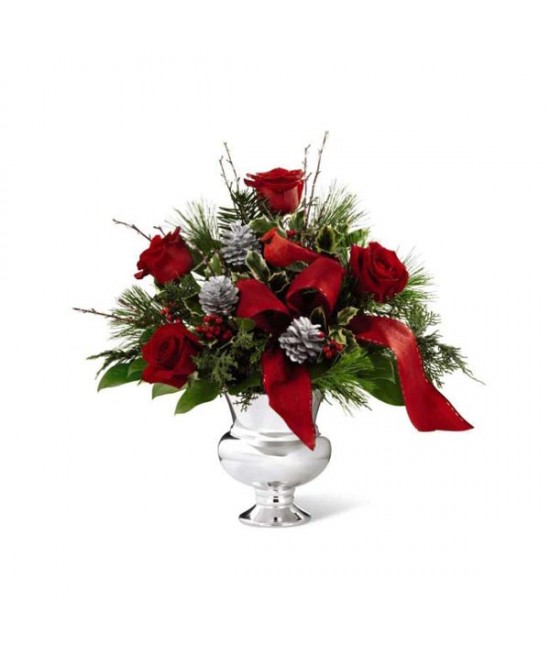 The FTD Silver Tidings Bouquet by Better Homes and Gardens The FTD Silver Tidings Bouquet by Better Homes and Gardens